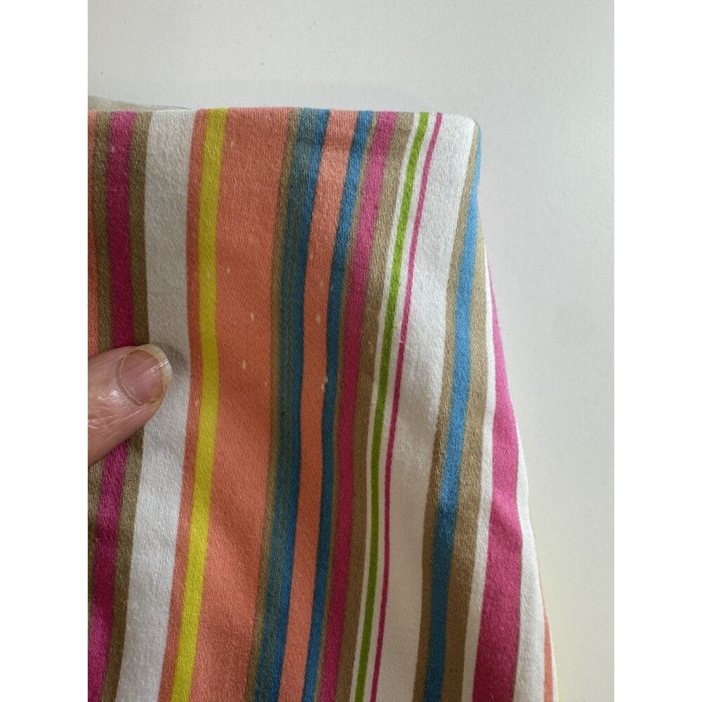 Vintage Y2K Lily Multicolor Stripe Skirt A-Line Candycore Preppy Coastal Size L - Picture 9 of 9